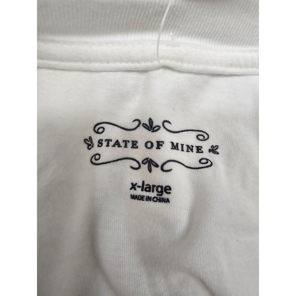 State of Mine Minnesota Flower Market Graphic Tee White Cotton‎ XL 16470 - Picture 4 of 6
